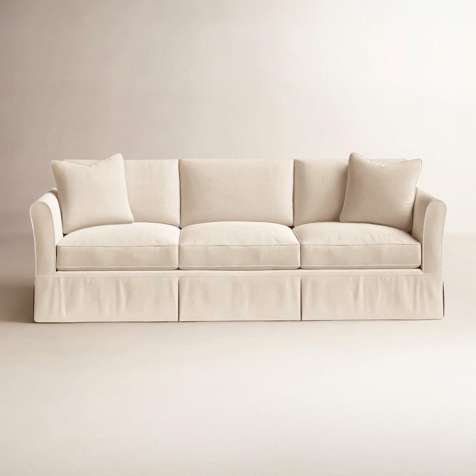 Shelby 82'' Upholstered Sofa, Bayou Natural Canvas