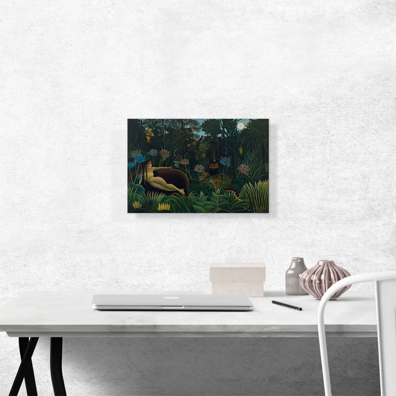 «The Dream 1910» par Henri Rousseau, reproduction d'art sur toile tendue, H 12 po x l 18 po x 1,5 po