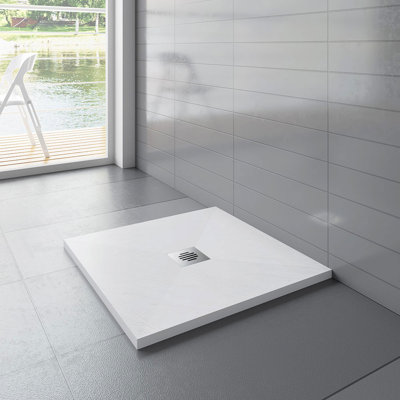 Frederike W 30mm D Square Shower Tray