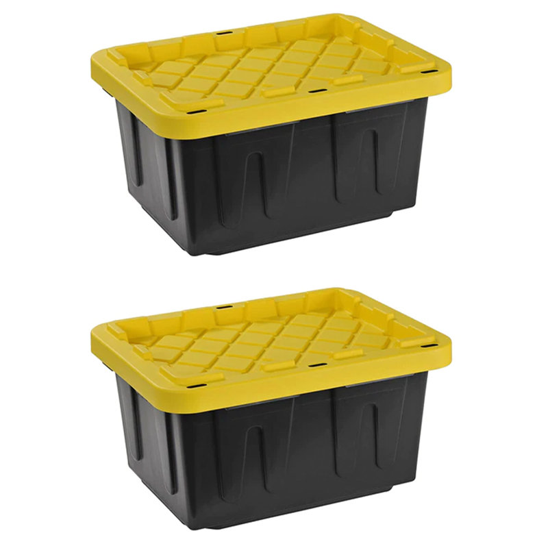 Ensemble de bacs de rangement en plastique Juggernaut