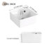 Meuble-lavabo simple de coin 12 po avec comptoir en céramique 12 po