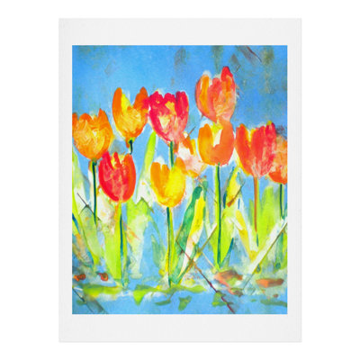 " Spring Tulips " by Laura Trevey