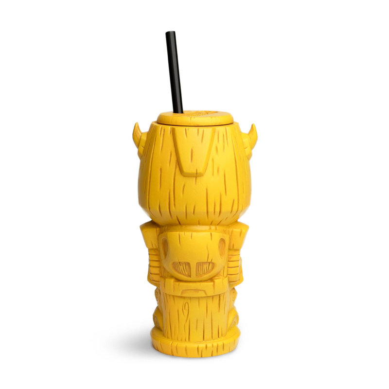 Gobelet en plastique avec paille Geeki Tikis Transformers | Contient 25 onces