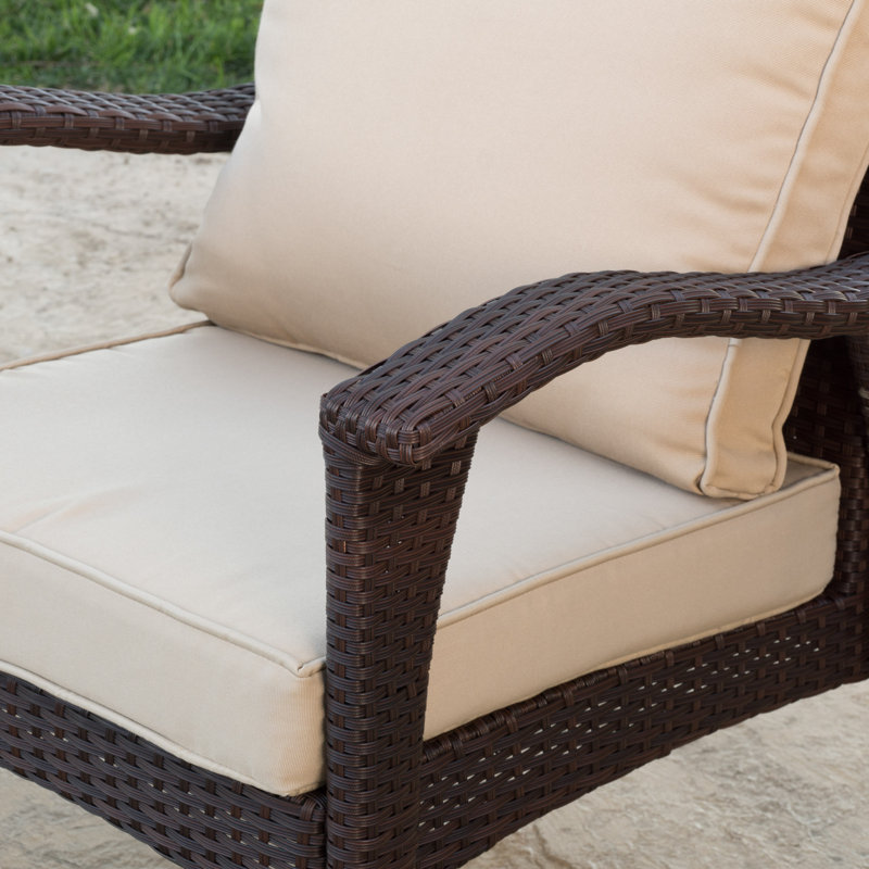 Amarra 2 - Person Patio Conversation Set with Cushions, Brown