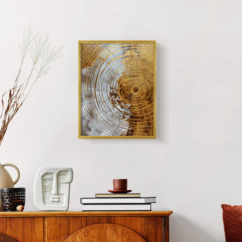 ABSTRACT Series CLV - reproduction encadrée de qualité supérieure - prête à être accrochée - aucun clou requis AAI400492