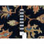 Tapis surdimensionné en laine pure minuit noué à la main 12 pi x 15 pi 4 po bleu minuit 144F4A7C0F2D48B5912214E9A5BB7C51