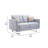 Kashlyn 53.5" Square Arm Loveseat