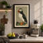 Puffin Study Botanical - Wrapped Canvas-1998379694-1998379689