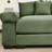 82.6"  Oversized Cloud Modular Sectional Couch,Corduroy Fabric Extra-Wide Armrests Throw Pillows Ergonomic Design High Resilience Cushion Easy Assembly,For Living Rooms Bedrooms,Green-1591049070