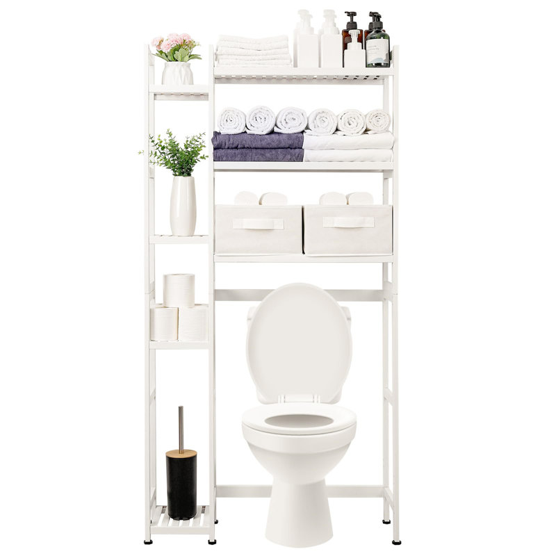 Birju Bamboo Over The Toilet Storage, Natural / unfinished