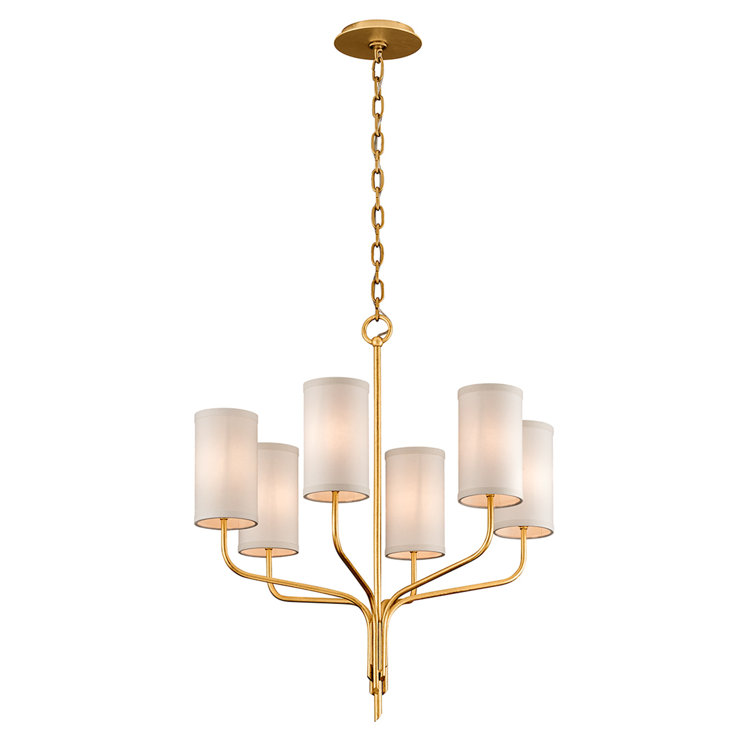Juniper 6 - Light Dimmable Classic / Traditional Chandelier
