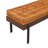 Clarkson Solid Wood Frame Genuine Leather Bench-141384815