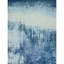 Hand Knotted Abstract Area Rug in Blue/Gray-794253995