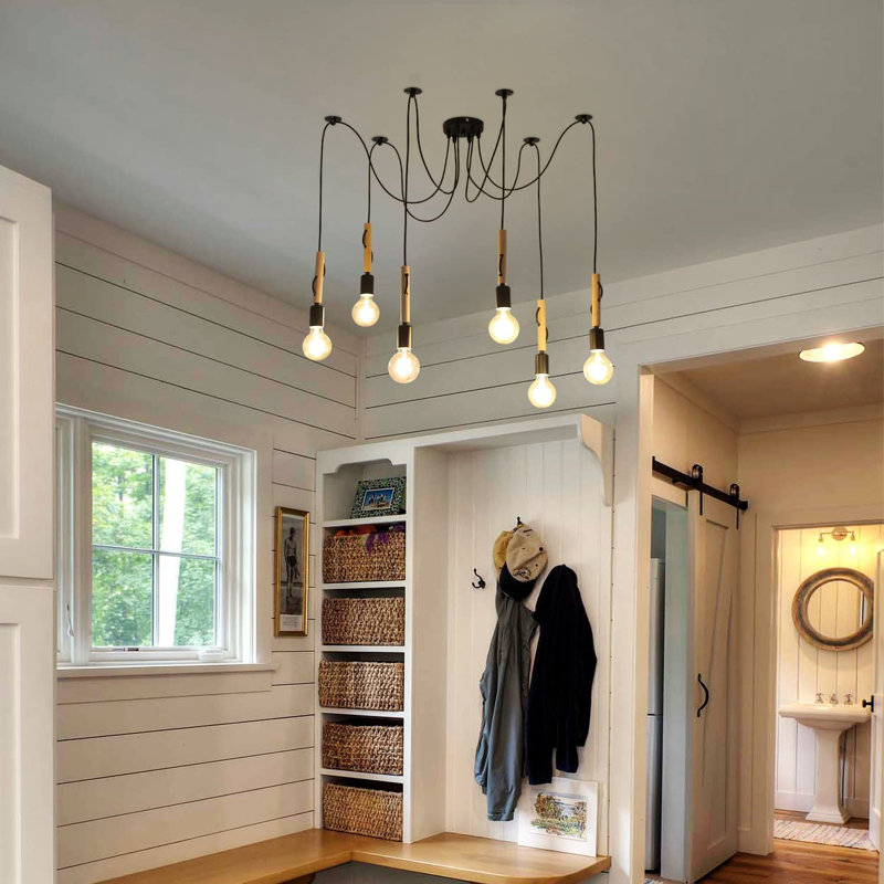 Guzzi 6 - Light Black Bulb Pendant