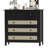 Sideboard Buffet Cabinet With 4 Drawers, Wooden Console Cabinet For Kitchen,Living Room, Dining Room-1853636894