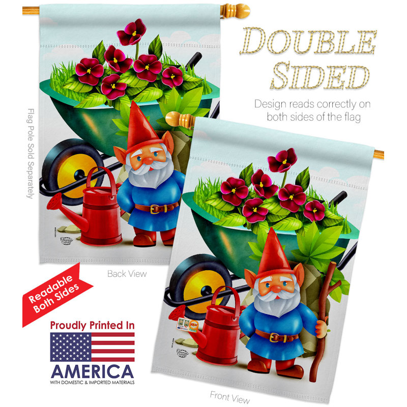 Double Sided Polyester House Flag, 40" H x 28" W