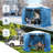 12x12FT Pop Up Gazebo Screen Tent Screen House for Camping, Screen Room with Mosquito Netting, Hub Tent Instant Screened Canopy with Carrying Bag and Ground Stakes-102383234