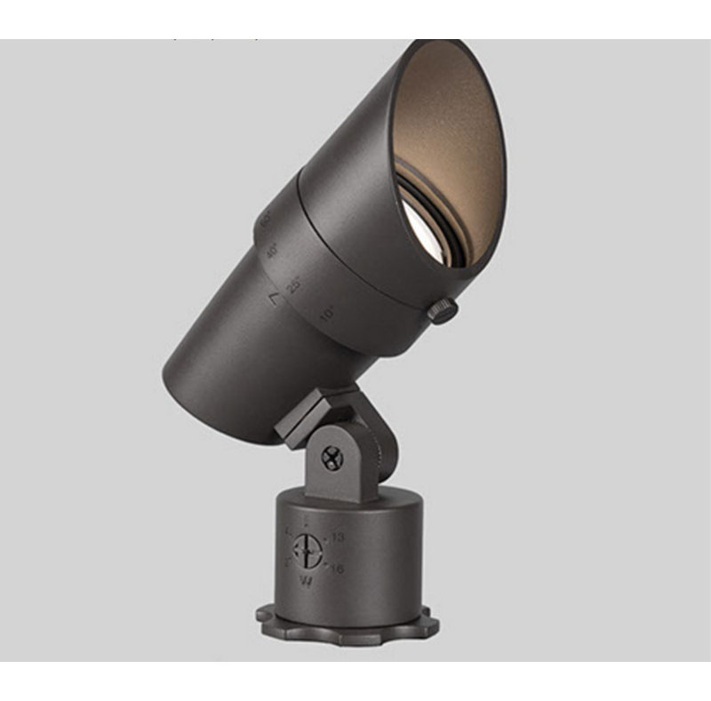 LED Spotlight, 2700K, Bronze on Aluminum