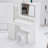 41" Large Size Left Bedside Cabinet Vanity Table+Cushioned Stool, Extra Large Touch Control LED Mirror, 3-Color Switch, Multi Layer High Capacity Storage Fashionable Dresser-1994965794