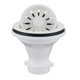 Karran 3-1/2 In. Kitchen Sink Basket Strainer