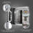 LED Recessed or Surface Frameless Medicine Cabinet with Mirror and Defogger, Magnifying Mirror, Adjustable Shelves, USB & Outlet-2147133967-2147133965
