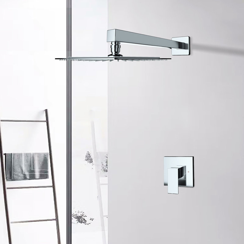 Robinet de douche mural avec soupape fixe - Fabrication en laiton raffiné