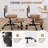 Cross Legged Office Chair, 360° Swivel Adhd Chairs For Adults, Height Adjustable Ergonomic Cross Legged Office Chair With Wheels, For Meditation, Yoga, Brown-1398682986