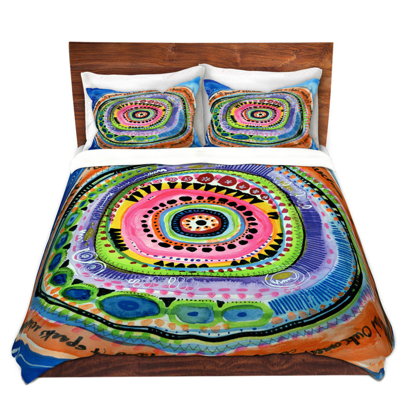 Ensemble de housse de couette pour grand lit DiaNoche en microfibre par Robin Mead - Attitude