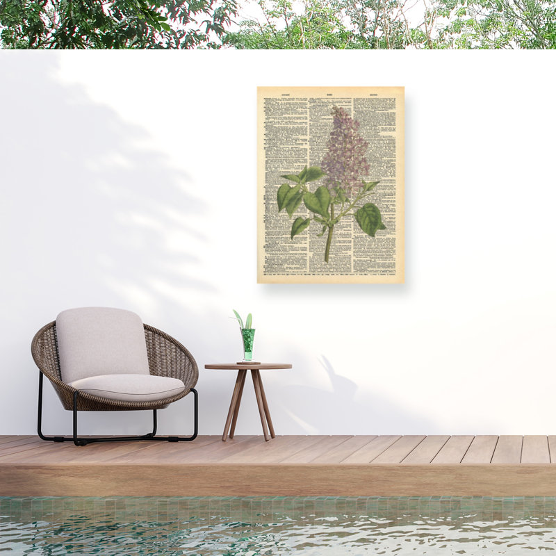 Marcus Jules Lilac Outdoor  Canvas, 24" H x 32" W