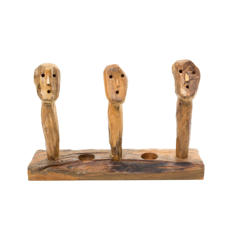 Wood Tabletop / Centrepiece Candelabra