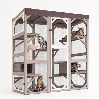 Grande cage à chat pour chat Catio