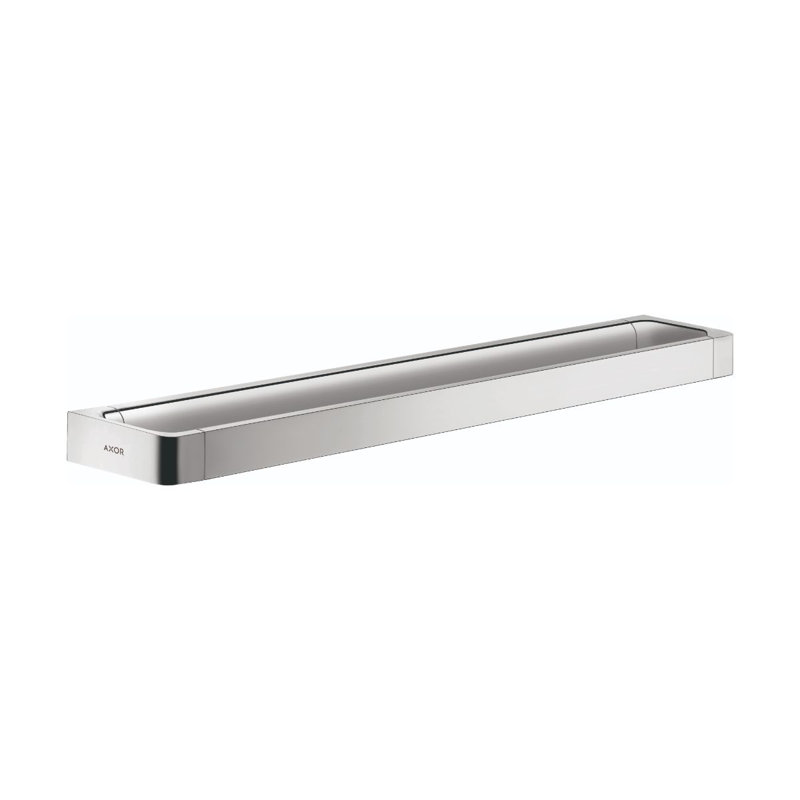 Universal 27" Wall Mounted Towel Bar, Chrome, 1.22" H x 1.22" W x 3.3" D
