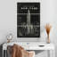 Lilie Blueprint Map New York Chrysler Building noir-108621527