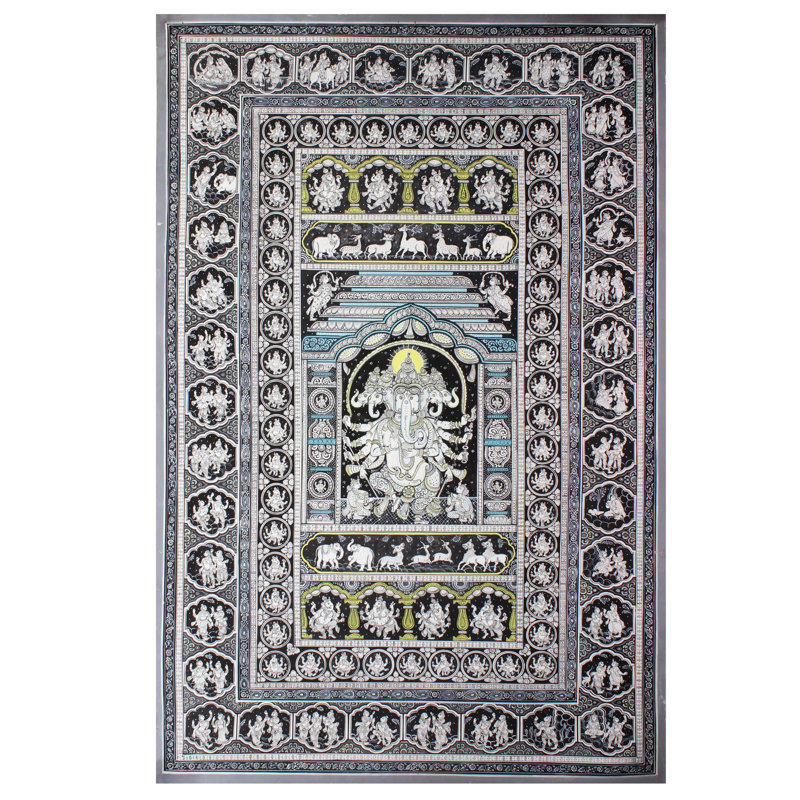 L'histoire du dieu Ganesha | Paata, peinture de l'Orissa