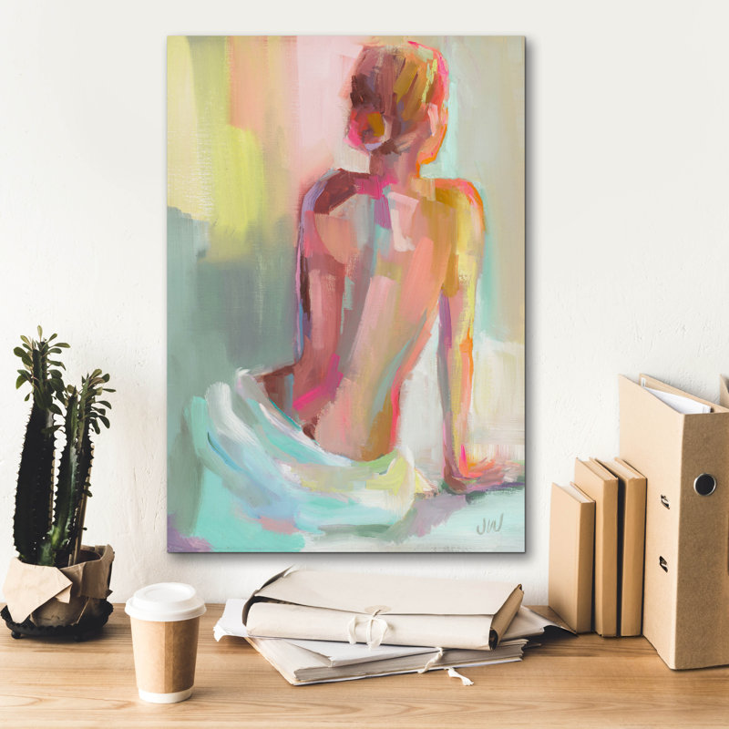 «Woman Posing» par Jenny Westenhofer, H 26 po x l 18 po x P 0,75 po