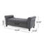 Banc de rangement à bras Hayes-778154850