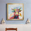 «Groovy Cow and Sky», peinture sur toile encadrée-381020875-381020876