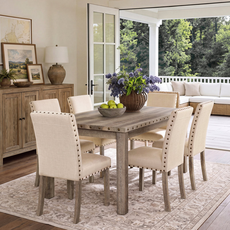 Fort Trinette 7 - Piece Dining Set