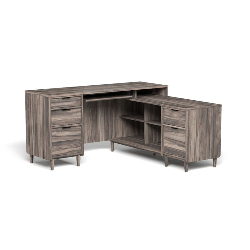 Bureau d'écriture rectangulaire l 59,055 po Jivon, Gris