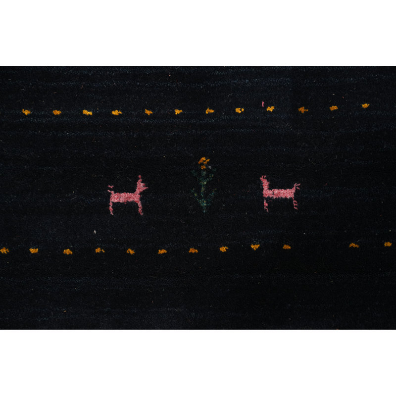 Striped Gabbeh Oriental Area Rug 8x10