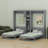 Dual Murphy Beds With Cabinets And Shelves-413149470