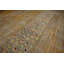 Antique American Hooked Rug Hallway Runner Wool Beige, Multicolor