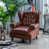 Reddish Brown Leather Match