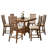Kamanda Upholstered Counter Stool with Solid Wood Frame