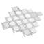 11" X 12.2" Straight Edge Marble Mosaic Sheet
