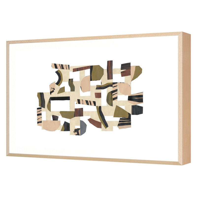«Spring 2022 Architecture» encadré sur papier par Jenny McGee Dougherty, Cadre simple érable érable