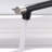 Commercial Kitchen Faucet Pull Down Sprayer Black And Nickel,Single Handle Kitchen Sink Faucet