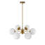 Lustre sphérique 6 lumières Spoutnik