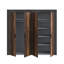 Carennac 4 Door Manufactured Wood Wardrobe