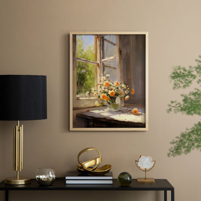 Reproduction encadrée FLORAL Series DCCXCI - bois massif